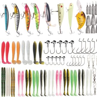 Soft Plastic Lures (Set of 10)