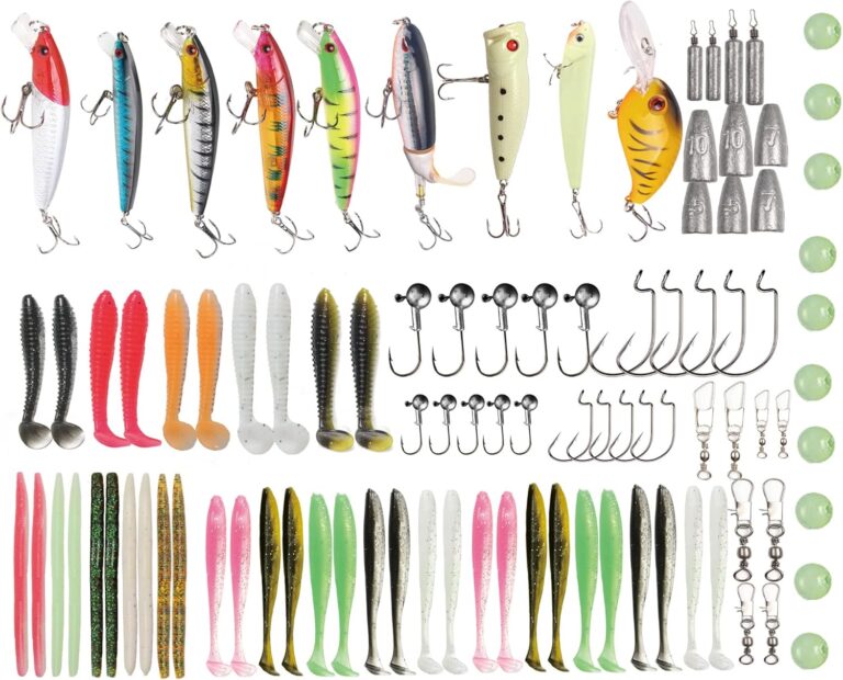 Soft Plastic Lures (Set of 10)